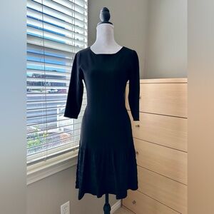 Zara Black Long Sleeve Dress